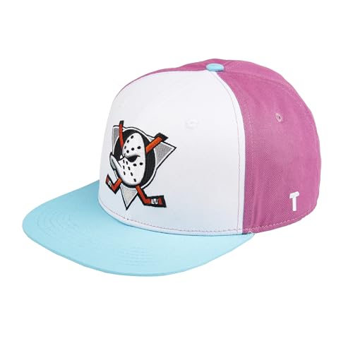Image of TRIVINKIN Mighty Ducks hat Men's Duck hat Hockey Cap Adjustable Snapback Baseball Hat with Embroidered Logo Size (S-XL)