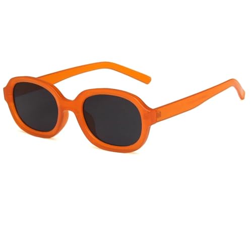 Lunettes de soleil UV400 protection maximale avec verres ovales dégradés rétro