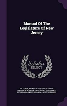 Hardcover Manual of the Legislature of New Jersey Book