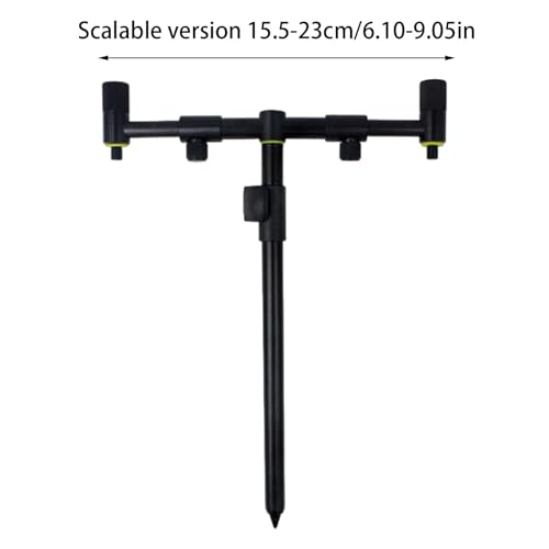 Support de canne à pêche en alliage d'aluminium rigide avec fixation alarme - 6