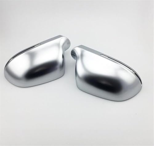 Rétroviseur de voiture coque chrome mat argenté pour vos trajets quotidiens