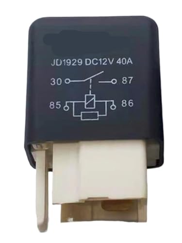 Relais JD1929 DC12V 40A lot de 2 pièces pour circuit électrique automobile