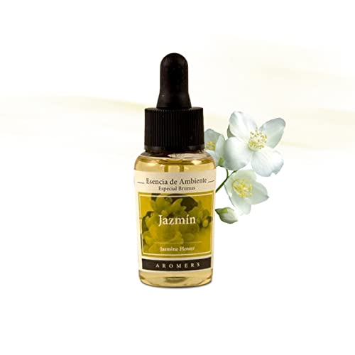 Esencias de Aromas con gotero - 30 ml - Ideales para Humidificador, Brumizador y para Quemadores - Ideal para ambientar estancias - Aroma a Jazmín.