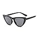 OHEODVQY Summer style women's small sunglasses Fashion men's transparent lenses UV400(Clear Frame Pink)