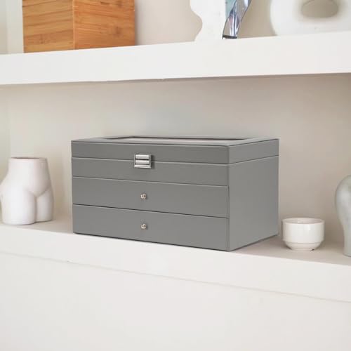 image for ProCase 3-layer Sunglasses Storage Organizer, 18 Slots Leather Sunglas