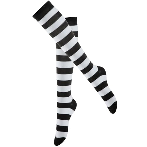 JHSSFSK Knee High Socks for Women Long Tall Knee Tube Socks