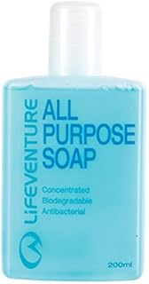 Lifeventure All Purpose Biodegradable and PH balanced Bottled Soap Ideal For Travel, Camping And Wilderness