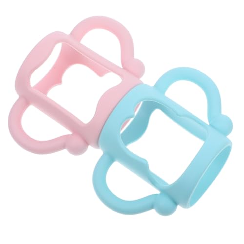 UTHCLO 2Piezas Biberón Unidades Ergonómico Agarre Cómodo Compatible Biberones Bebés y Pequeños