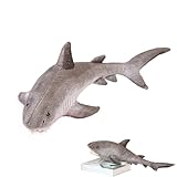 Requin conçu avec amour : cette peluche requin est conçue avec de jolis détails et reproduit de manière authentique les caractéristiques d'un requin marin. Il ajoute du charme et de la personnalité à votre maison, est mignon et un véritable accroche-regard pour les enfants et les adultes dans le salon ou la salle de jeux.