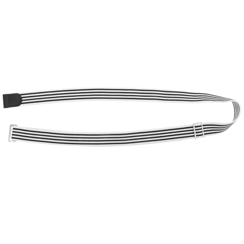 PartyKindom Men Adjustable Shirt Tuck Belt Non- Shirt Holder Neat Look Stripes for Professional Attire and Everyday Wear