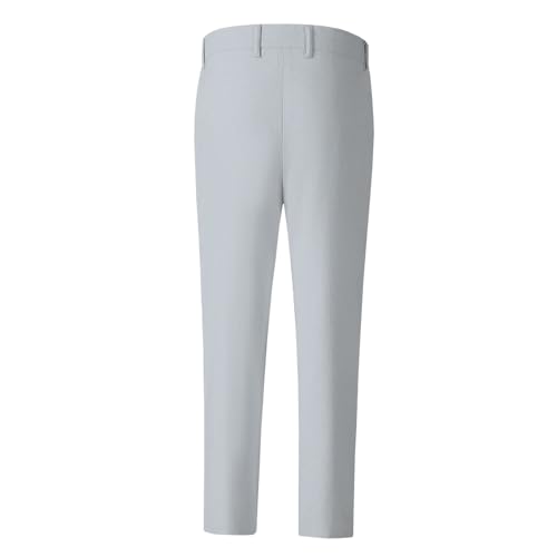 Image of Boys' Linen Pants Lightweight Flat Front Dress Pants Kids School Uniform