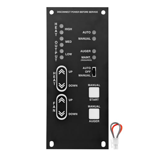 250-00011 Pellet Stove Control Board Replacement for Lopi Pellet Stove Replacement for Avalon Pellet Stove 1997+ Models, Replace Pellet Fireplace Control Panel 100-00202 100-00203