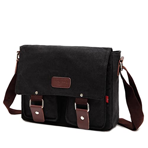 Bolsa Tiracolo Masculina Mensageiro Transversal Carteiro Preto