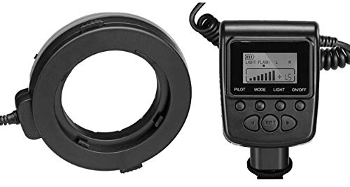 Dual Macro Led Ring Light/Flash Compatible With Canon Eos Rebel T6 (Applicable On All Canon Lenses) #TOP2