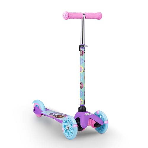 Kick Scooter for Kids Ages 3-5 3 Wheel Self Balancing Light Up LED Wheels