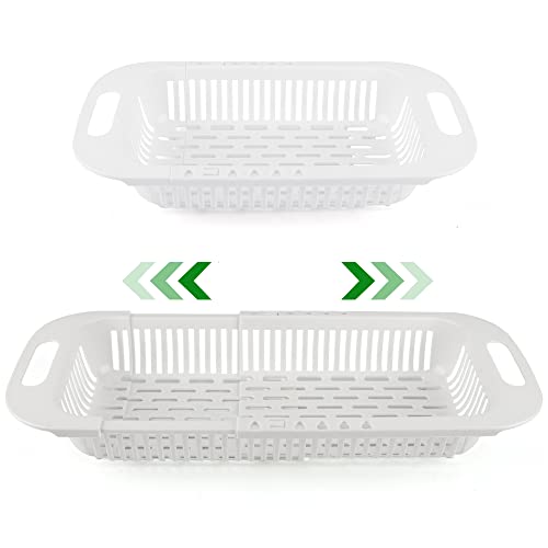 GerayMer Colador de fregadero Cesta extensible Colador Frutas Verduras Pasta Fideos Cesta de drenaje de alimentos Cover