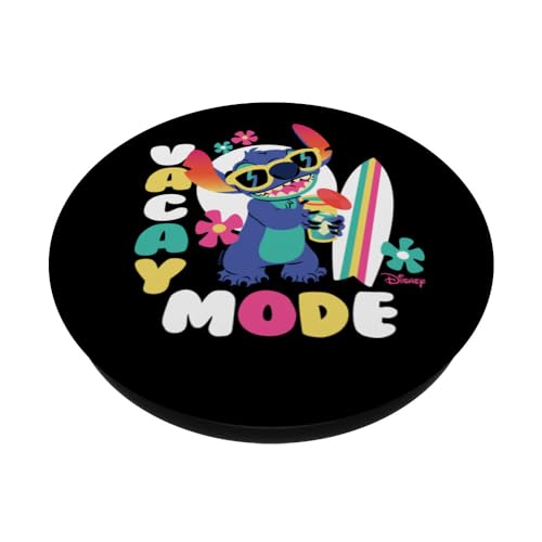 PopSockets Lilo & Stitch Vacay Mode Support PopGrip Interchangeable pour Téléphone