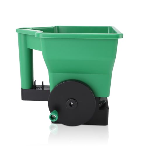 Hand Spreader, 3L Manual Small Labor Saving Handheld Lawn Garden Seed Grass Spreader for Fertilizer Salt, Small Yards and Gardens