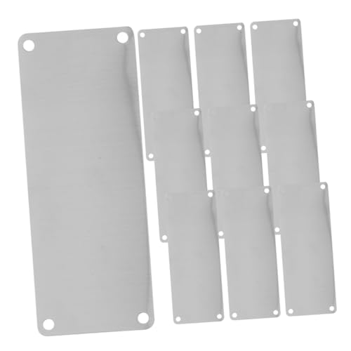 Placas de acero inoxidable para grabado personalizado en manualidades y hogar