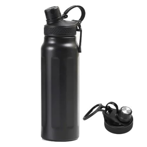Garrafa de Água Bebidas Térmica Inox Esportes Academia Caminhada Camping Isolada a Vácuo Aço Inox 80