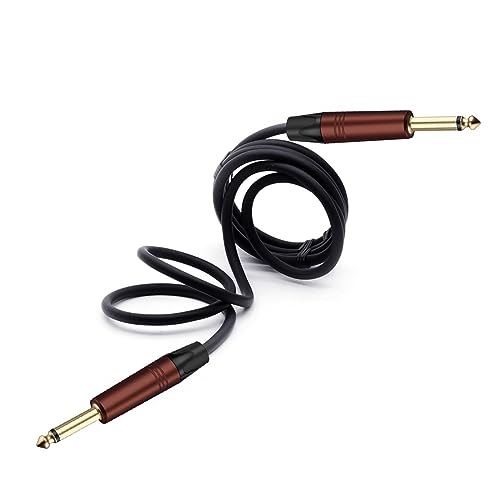 Câble Jack 6.35mm mono Sophomore Core mâle mâle asymétrique haute fidélité noir