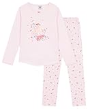 Petit Bateau Pyjama Enfant en Coton à Motif Fleuri