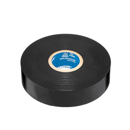 Image of Ideal Industries INC. 46-88 Black 8.5 Mil UL Listed 3 /4 in. Wire Armour Heavy Vinyl Professional Electrical Tape