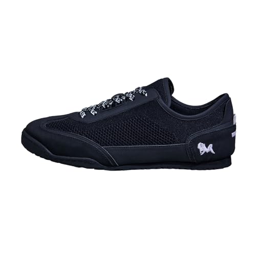Image of Neeman's The Urban Knits Sneakers for Men | Retro-Inspired Style with Breathable Knit Upper, Cushioned Insole & Natural Rubber Sole for All-Day Comfort