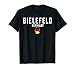 Bielefeld Germany Map Flag Vintage Travel Design T-Shirt