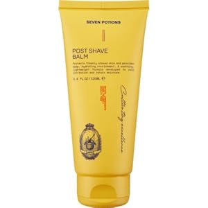 Seven Potions Post Shave Balm for Men – Calms Skin Irritation, Retains Moisture – Soothing, Hydrating, Lightweight Formula – Natural, Vegan, Cruelty-Free Aftershave Lotion (100ml)
