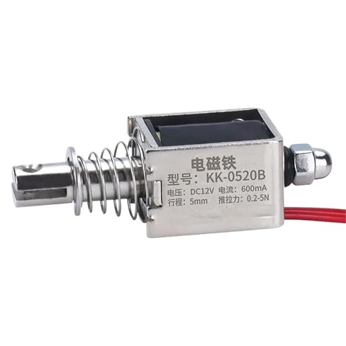 Solenoide lineal de marco abierto tipo Push Pull DC 24V modelo 1564B con carrera de 20mm