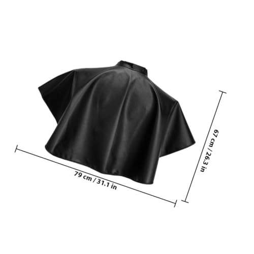 Capa para tintura de cabello 2 piezas negra impermeable miniatura 2
