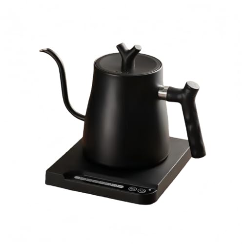 �d�C�P�g�� 110V���x���ߋ@�\�t���׌� 1.0L 1000W�ۉ��@�\�t���n���h�h���b�v�R�[�q�[�p�X�e�����X���󕰂��h�~�����d���I�t�R���p�N�g�݌v (C ?��,�u���b�N)