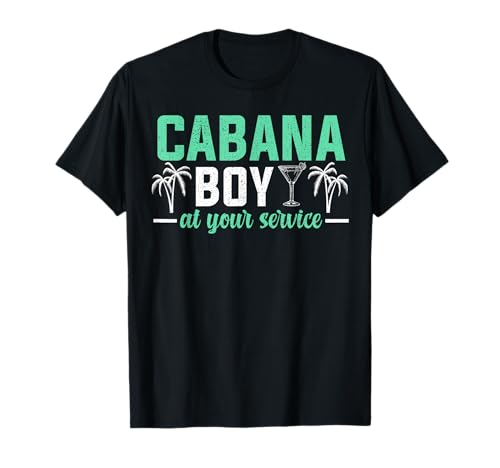 Mejor Cabana Boy Sexy Cabana Boy Barman Divertido Camiseta