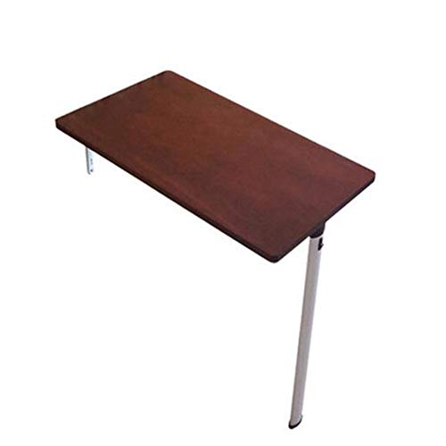 Table pliante murale MU rouge vin 74*40, la solution pour libérer le sol du studio - 2