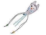 Jouet en peluche pour chat. Nobby 80251 Peluche Chouette avec Boule en Bois 42 g