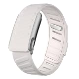 Iprisu Waterproof Silicone Sport Band Compatible with WHOOP 5.0, One, Peak & Life | Soft-Touch, Sweatproof, Adjustable Replacement Strap for Men & Women – Durable, Comfortable & Easy to Clean (Starlight/Matte Metal, Life/MG)
