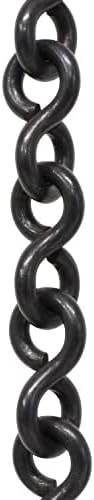 RCH Hardware CH-20-OBB Brass Chandelier Chain, Oil Bronzed Black (1 Foot)