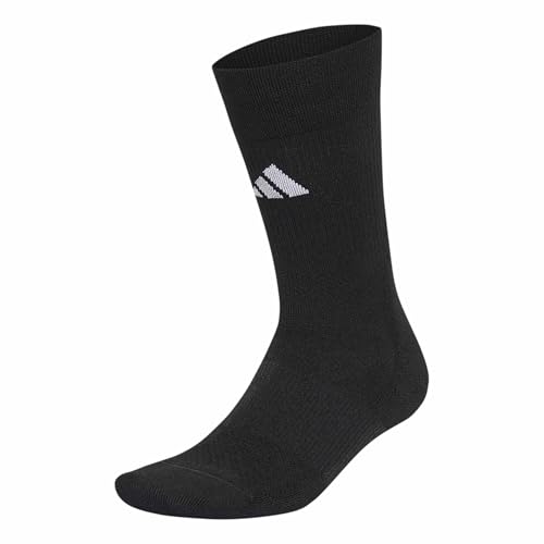 adidas Mixte Football Crew Performance Socks Cushioned Socks, black/white, L
