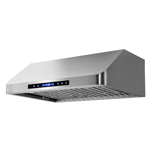 COSMO COS-QS75 30 in. Haven Collection 500 CFM Ducted Under Cabinet Range Hood, Touch Controls, LED Lights, Stainless Steel by COSMO - Image 7