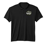 Jurassic Park Floral Tropical Fossil Logo Graphic T-Shirt Performance Polo Shirt