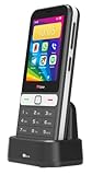 TTfone TT280 – Téléphone à Barrette 4G Dual SIM Simple avec Android, écran Tactile de 2,8