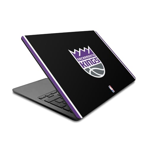 Skin vinyle MacBook Air A2681 Sacramento Kings noir autocollant protection 13.6 pouces