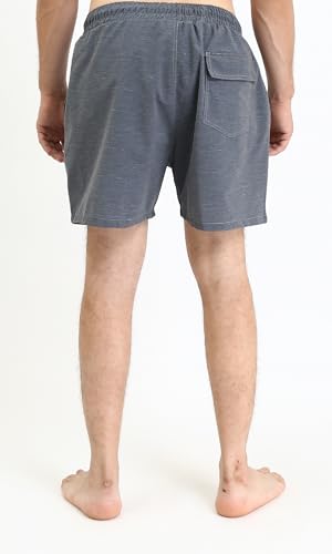 Ravin Slip On Summer Swim Short - Heather Dark Grey, M