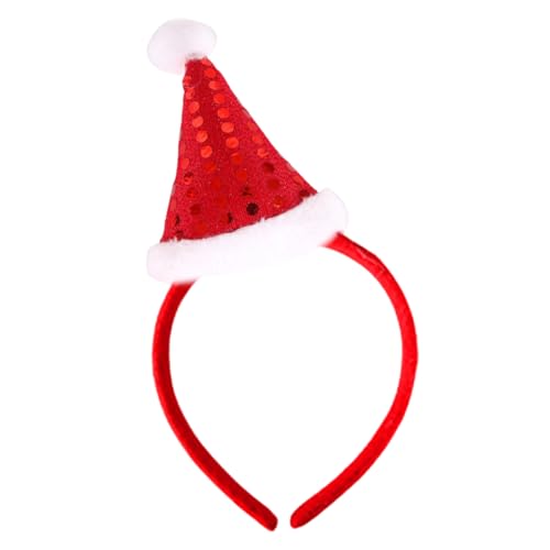 Aiupuoc Christmas Headbands Big Red Bow Hairbands For Women Xmas Tree Glitter Hair Accessories Party Hair Decorations 1Pcs cover