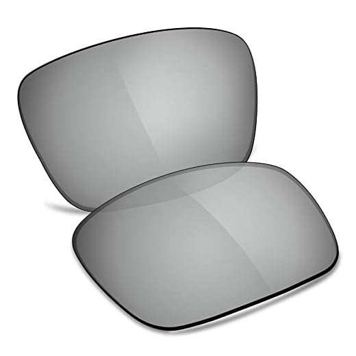 TRUSHELL Lentes de reposição polarizadas para óculos de sol Oakley Portal X OO9460 Espelhadas prateadas - Polarizadas