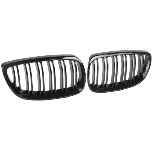 Grilles de pare-chocs avant double ligne noire pour BMW M3 E92 E93 06-09