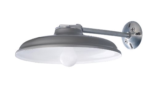 Canarm BL14WA All Weather 1-Bulb Streamlined Wall Mount All Weather Light, Grey
