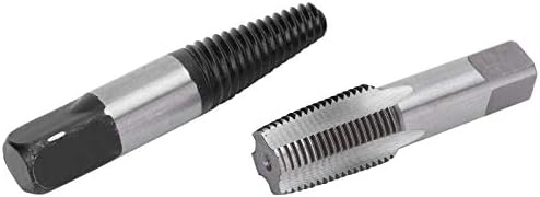 Miniatura 7 de Garosa Juego de grifos de tubo de 1/2 pulgada de herramientas extractoras de tuberías rotas de acero de alto carbono, kit de reparación de removedor