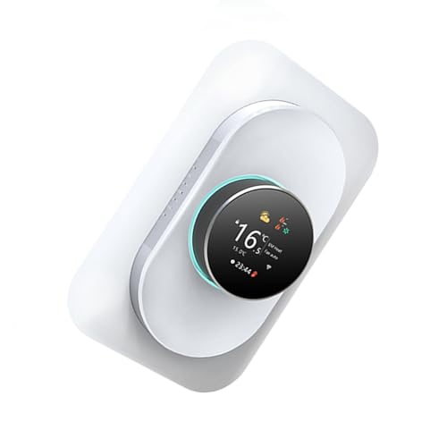 Marhynchus Termostato Inteligente WiFi, Pantalla Táctil a Color, Control por Voz, Configuración de Múltiples Escenarios, para Uso con Bomba de Calor y Fuente de Aire, Ajustable de 41 a 95 Fahrenheit